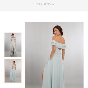 Mori Lee Bridesmaids dress in Bordeaux